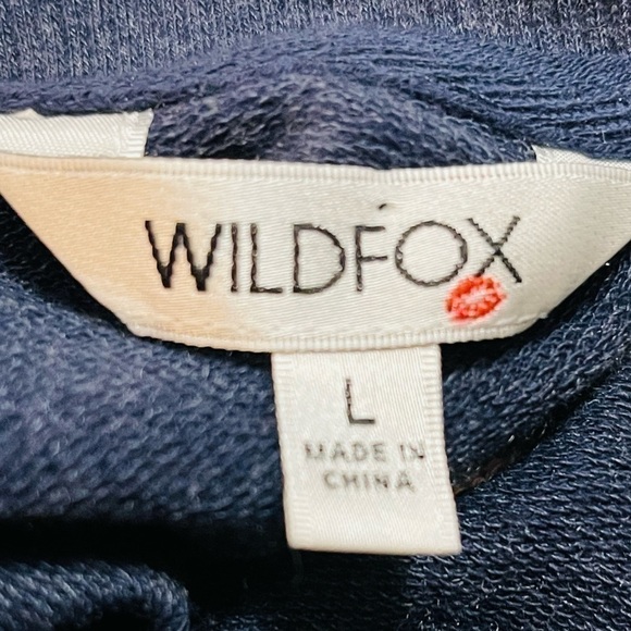 LWildfox Oversized Graphic “Good Vibes” Sweatshirt - Picture 4 of 5